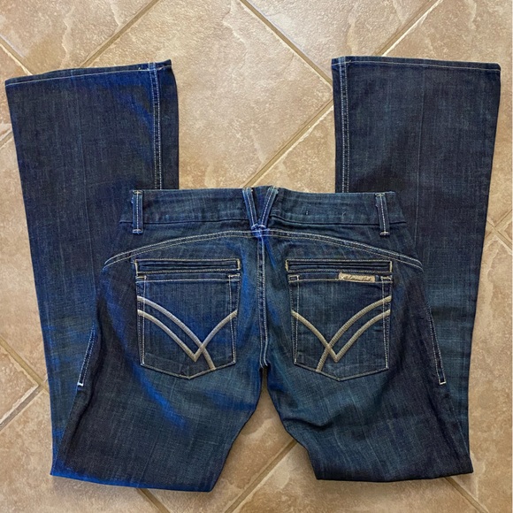 William Rast Savoy Ultra Lowrise Trouser Stretch Jeans Flare Size 29 on Tag - Picture 4 of 13